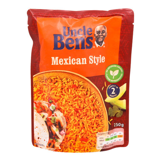 UNCLE BENS RICE MEXICAN STYLE 250G